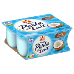 Perle de Lait  Brassé Coco 4x125g