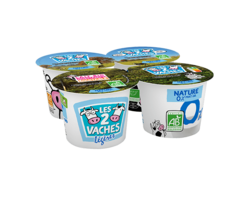 Yaourt Bio Brassé Nature 0% 115gx4