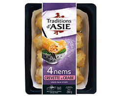 4 Nems Crevette Crabe