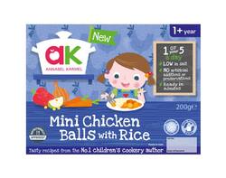 Mini Chicken Balls with Rice