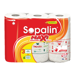 Sopalin® Maxi Rouleaux Décoré x3 = 6