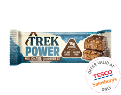 TREK Power Millionaire Shortbread Bar 55g
