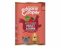 Poulet & Saumon, brocolis, canneberges, chou