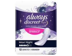 Serviettes 6 gouttes Maxi Night x12