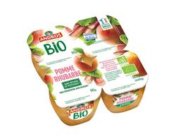 Pomme Rhubarbe BIO 4x90g