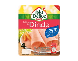 Délice de dinde -25% de sel