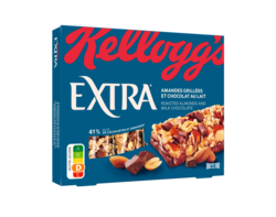Barres Extra Amandes Grillées et Chocolat au Lait