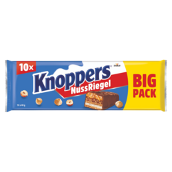 Knoppers Barres Lait Noisette x10 400g