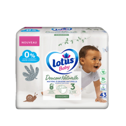 Couches Lotus Baby Douceur Naturelle T3x43