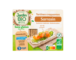 Tartine Sarrasin sans gluten