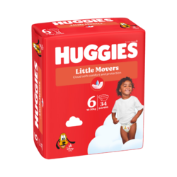 Couches Huggies Little Movers Taille 6