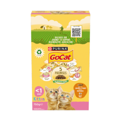 Kitten Chicken and Milk Dry Cat Food, 750g