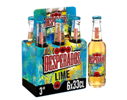 Desperados Lime bière aromatisée tequila 6x33cl 3°