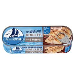 Filets de Maquereaux Grillés aux 3 poivres