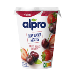 Alpro Fruits Rouges & Dattes Sans Sucres Ajoutés 400g