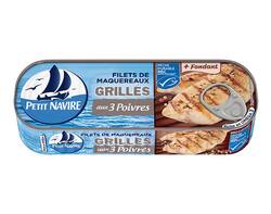 Filets de Maquereaux Grillés MSC aux 3 Poivres