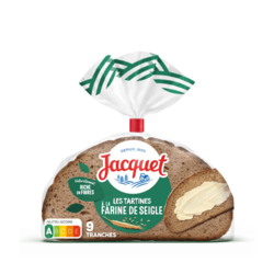 Les tartines à la farine de seigle