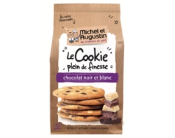 Cookie plein de finesse choc noir et blanc 