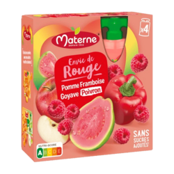 Envie de rouge x4 - Pomme Framboise Goyave Poivron
