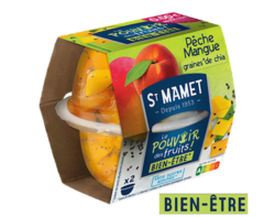 Pêche, Mangue, Graines de chia 113g x2