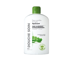 Douche Soin Apaisant Peaux sensibles à fragiles Aloé Véra 400 ml 