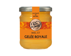 Miel & gelée royale pot verre 250g