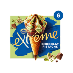 Cône Extrême Chocolat Pistache X6