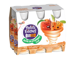Petits Filous Riche en Vitamines Pêche Abricot et Carotte