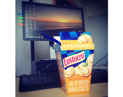 100% remboursé si vous partagez une photo de votre Box Lustucru mise en situation sur Facebook 