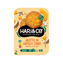 Galettes de lentilles corail