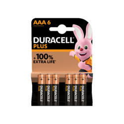 Duracell Plus 100%  AAA X6