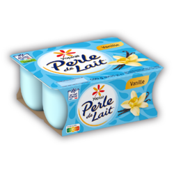 Perle de Lait Brassé Vanille 4x125g