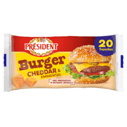 Président Tranches Burger - 20 Tranches