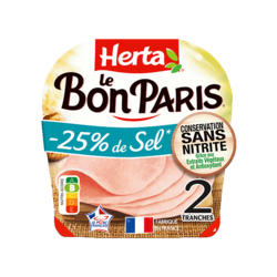 Le Bon Paris® Sel réduit* Conservation Sans Nitrite 2T