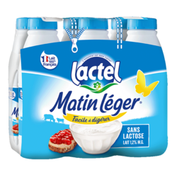 Matin Léger Lactel 1,2% mg 6x50cl