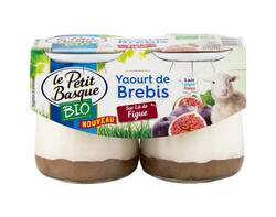 Yaourt de brebis Bio figue 2x125g