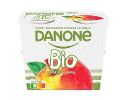 Volle bio yoghurt met appel 4x115g