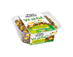 Trio de lentilles à la moutarde à l'ancienne