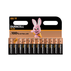 Duracell Plus 100%  AA X12