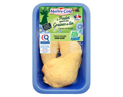 2 cuisses de poulet certifié nourri aux Graines de lin