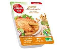 Galettes de légumineuses Pois Chiches Menthe