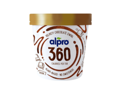 360 kcal ijs met chocoladeswirls