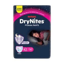 DryNites®  4-7 ans (17-30kg ) fille x16
