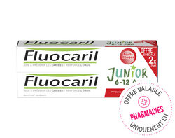 Lot de 2 Fluocaril Junior 6-12 Ans