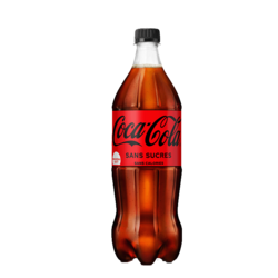 Coca-Cola sans sucres bouteille 1L