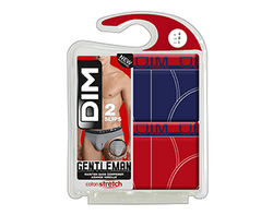 Lot de 2 slips Bleu nuit/Rouge foncé