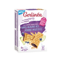 Gerlinéa Barres Fourrés Pomme & Myrtille 360g