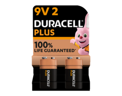 Duracell Plus 100% 9V X2