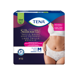 TENA Silhouette Normal Taille Basse Blanc M x12 