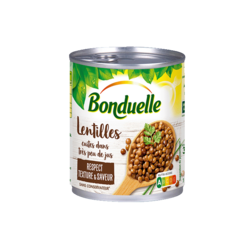 Lentilles très peu de jus - 310g